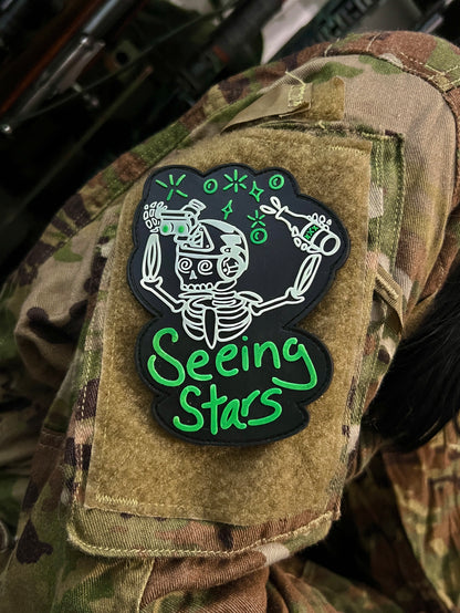 “Seeing Stars” GITD PVC Morale Patch